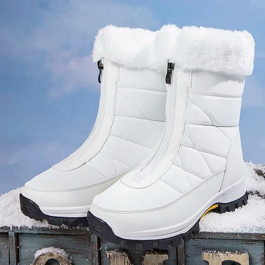 R&B | Reißverschluss Rutschfeste Baumwollstiefel