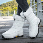 R&B | Reißverschluss Rutschfeste Baumwollstiefel