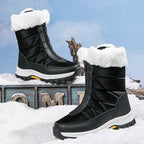 R&B | Reißverschluss Rutschfeste Baumwollstiefel