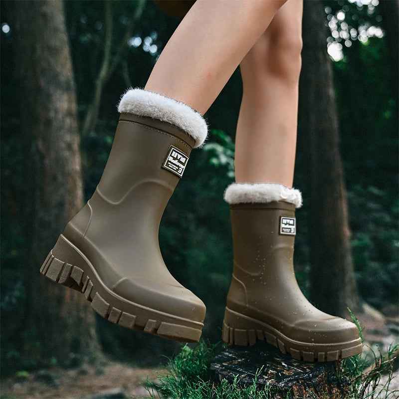 R&B | Stiefel - Wasserfest Thermogefüttert Mitteltube für Frauen