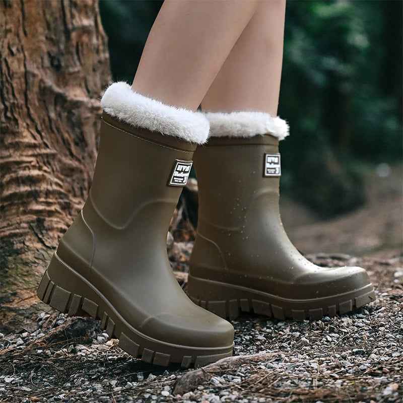 R&B | Stiefel - Wasserfest Thermogefüttert Mitteltube für Frauen