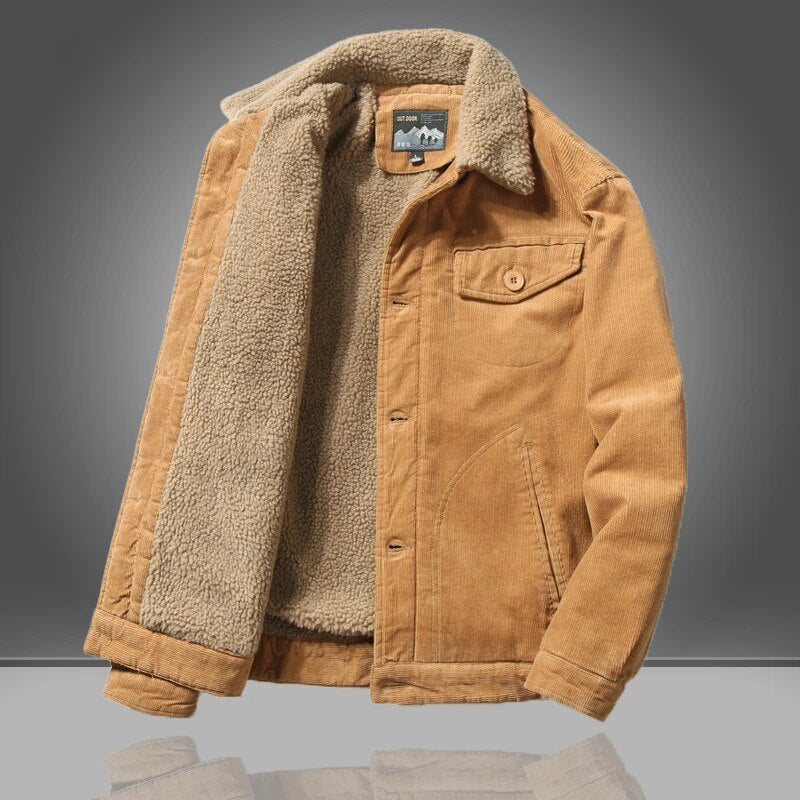 R&B | Sherpa Cordjacke