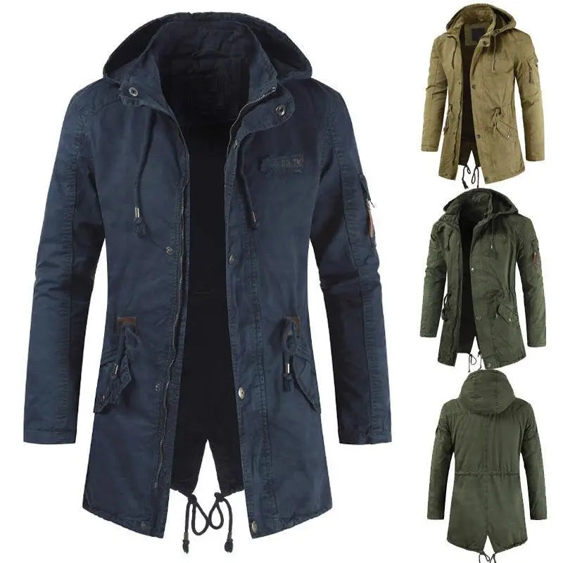 R&B | Herren Parka Fleece - Bequemer Windbreaker