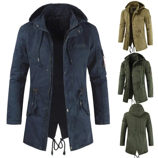 R&B | Herren Parka Fleece - Bequemer Windbreaker