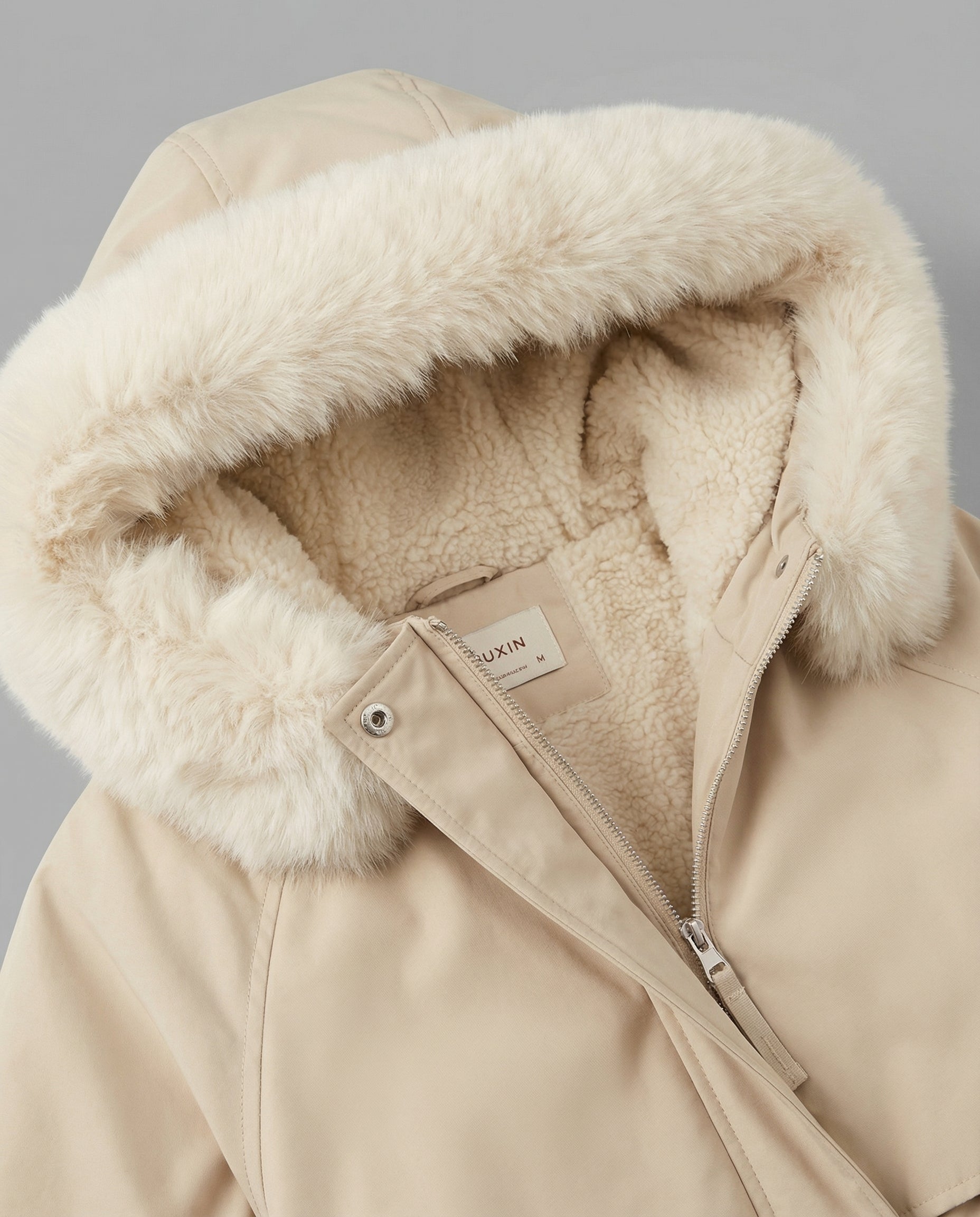 Warme Pelz Winterjacke Damen | R&B