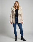 Warme Pelz Winterjacke Damen | R&B