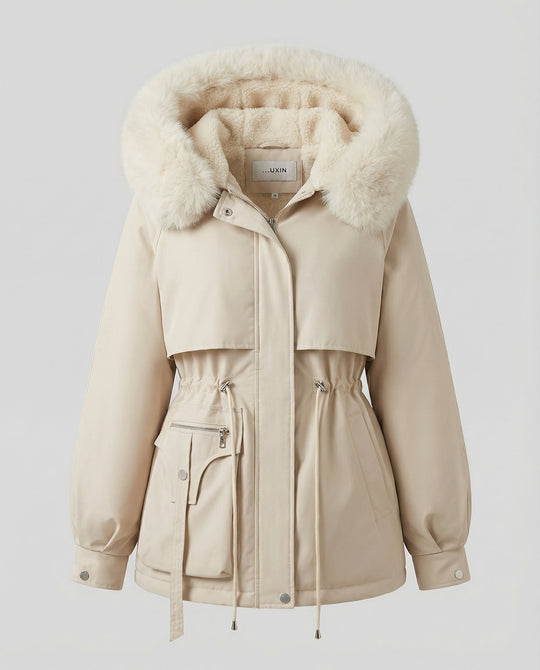Warme Pelz Winterjacke Damen | R&B