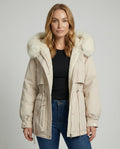 Warme Pelz Winterjacke Damen | R&B