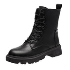 Winterstiefel | Mit Fell gefüttert | Schnürstiefel | Stiefeletten | Damenstiefel R&B