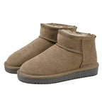 Winterstiefel - Slipper-Modell - Mit Fellfutter - Stiefeletten - Damenstiefel R&B