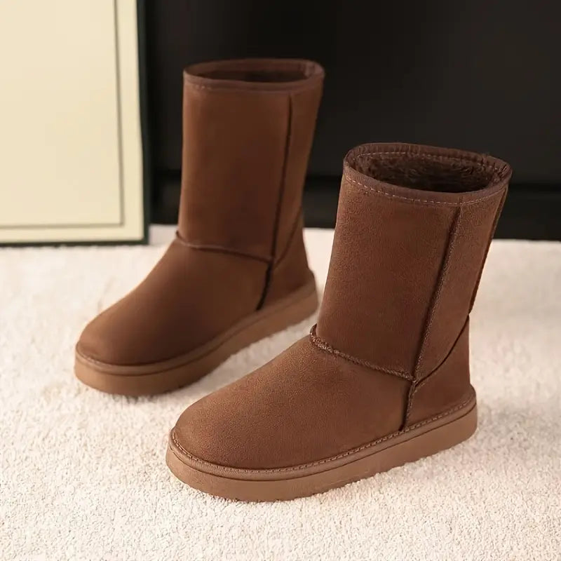Winterstiefel - Mittelhoch - Fleece gefüttert - Schneestiefel - Damenstiefel R&B