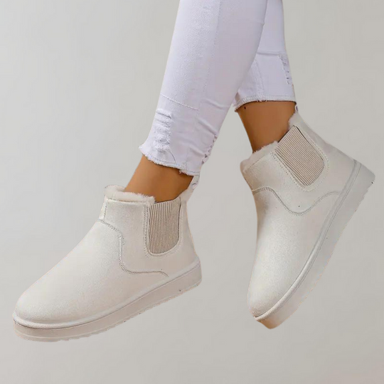 Winterstiefel | Slip-On | Fell | Stiefeletten | Damenstiefel R&B
