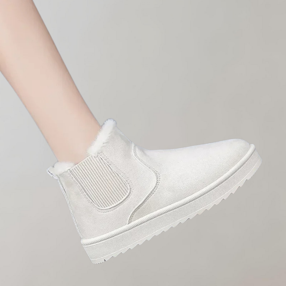 Winterstiefel | Slip-On | Fell | Stiefeletten | Damenstiefel R&B