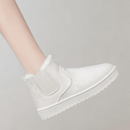 Winterstiefel | Slip-On | Mit Fell gefüttert | Knöchelstiefel | Damenstiefel R&B