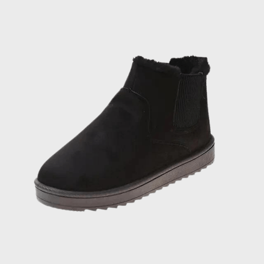 Winterstiefel | Slip-On | Mit Fell gefüttert | Knöchelstiefel | Damenstiefel R&B