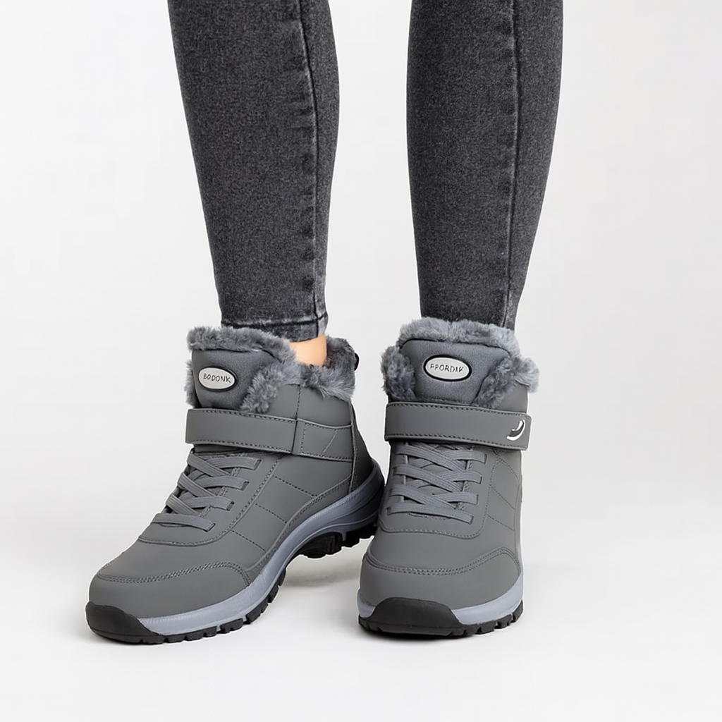 Winter Sneaker - Mit Futter aus Fell - Rutschfest - Winterschuhe - Winterstiefel für Damen R&B