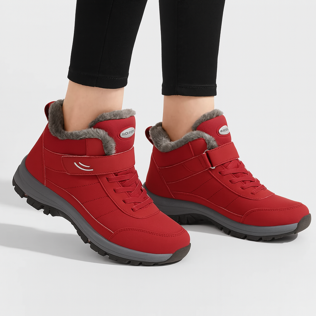 Winter Sneaker - Mit Futter aus Fell - Rutschfest - Winterschuhe - Winterstiefel für Damen R&B