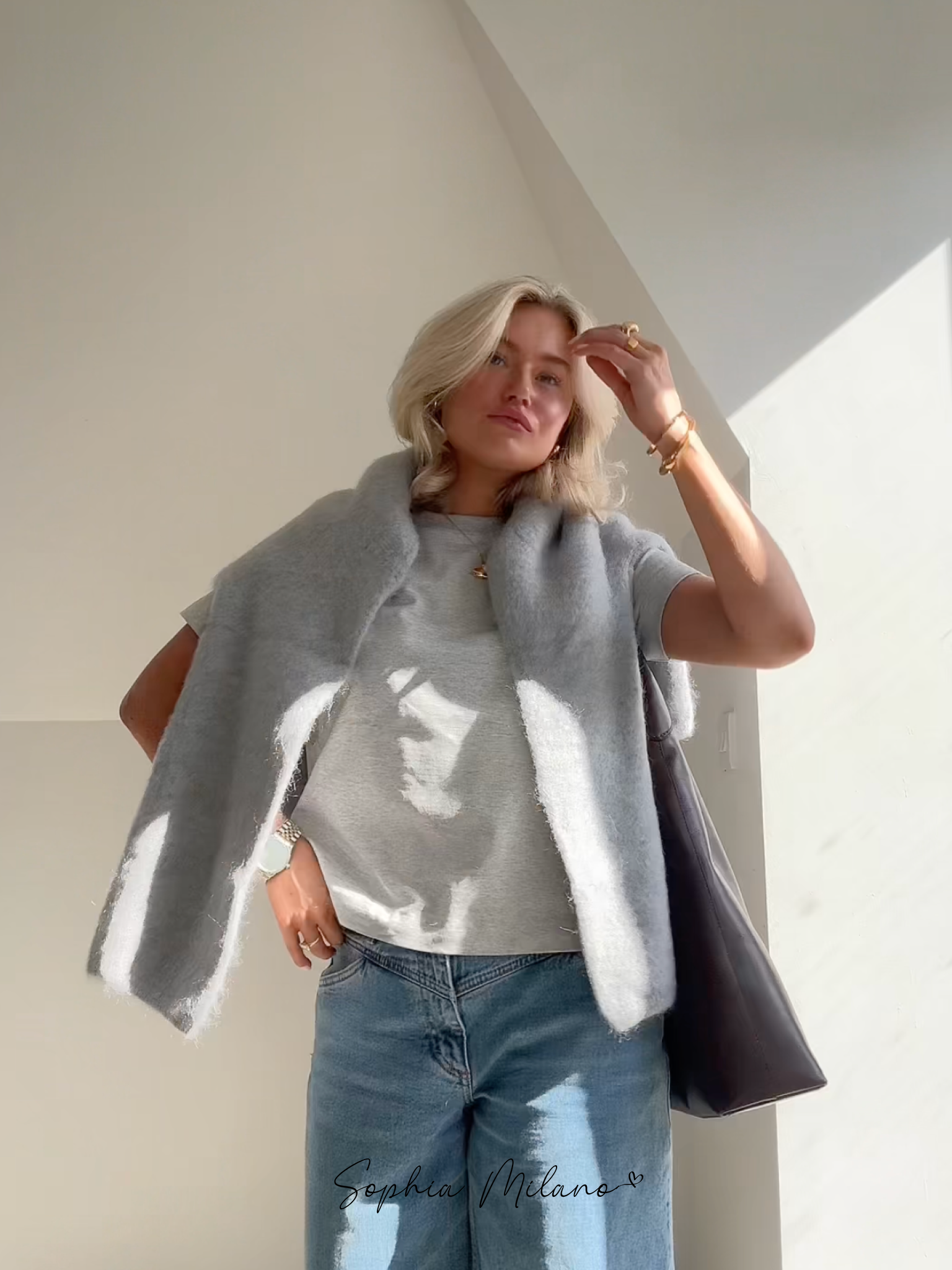 R&B | Mohair Crewneck Pullover