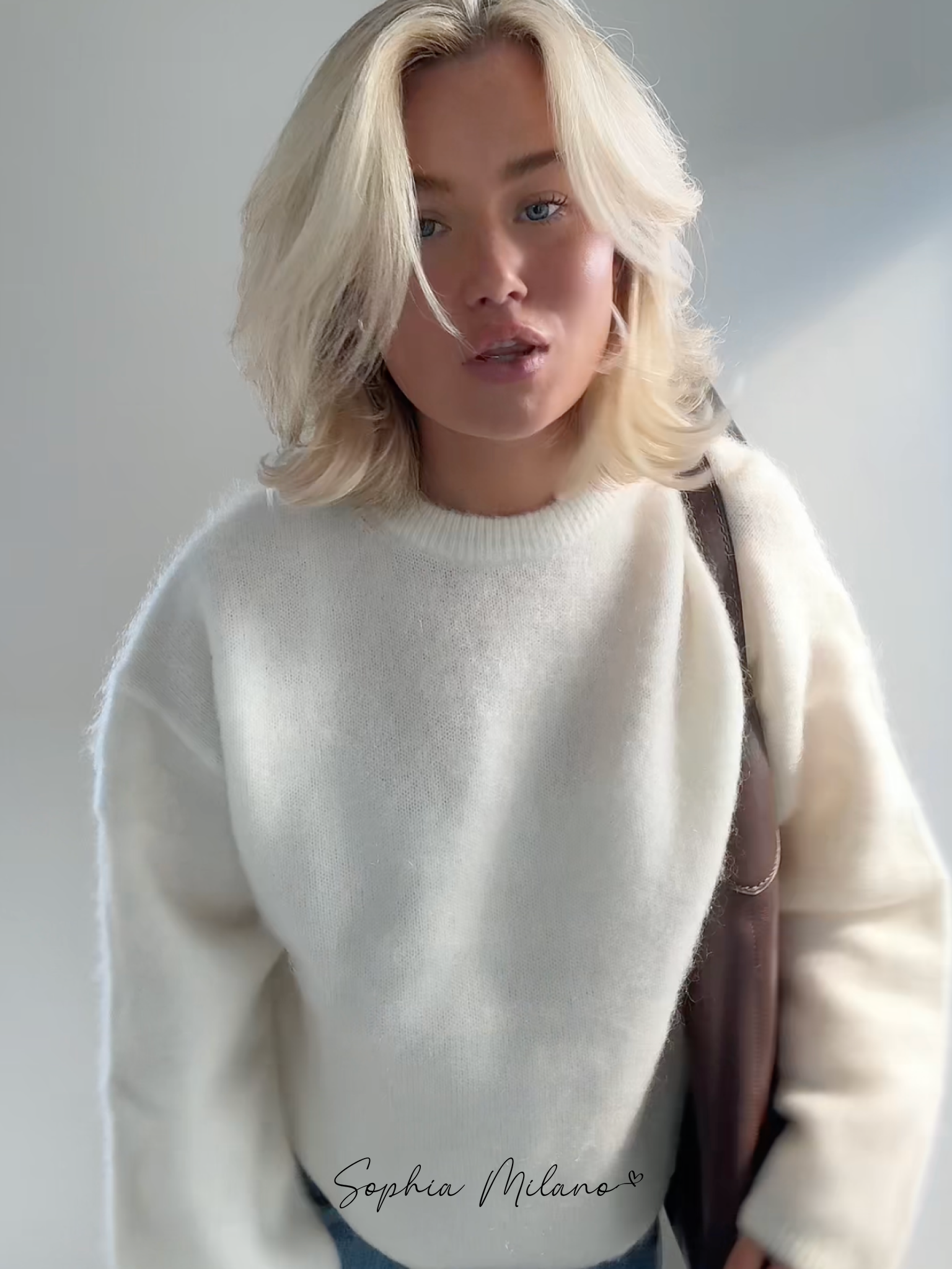 R&B | Mohair Crewneck Pullover
