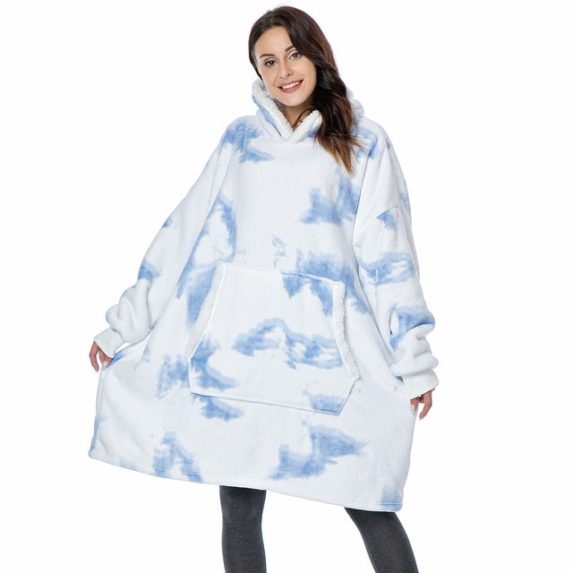 R&B | Weiches Kapuzenpullover-decke Polyester Bequem und Warm