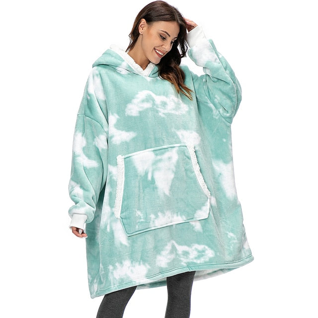 R&B | Weiches Kapuzenpullover-decke Polyester Bequem und Warm