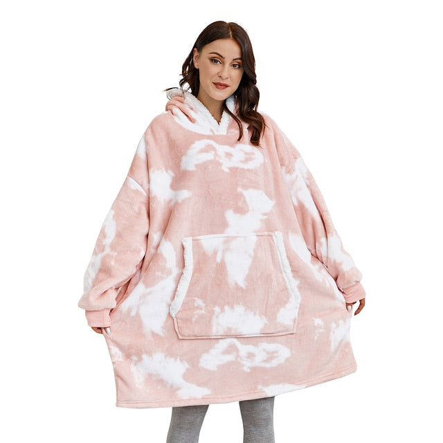 R&B | Weiches Kapuzenpullover-decke Polyester Bequem und Warm
