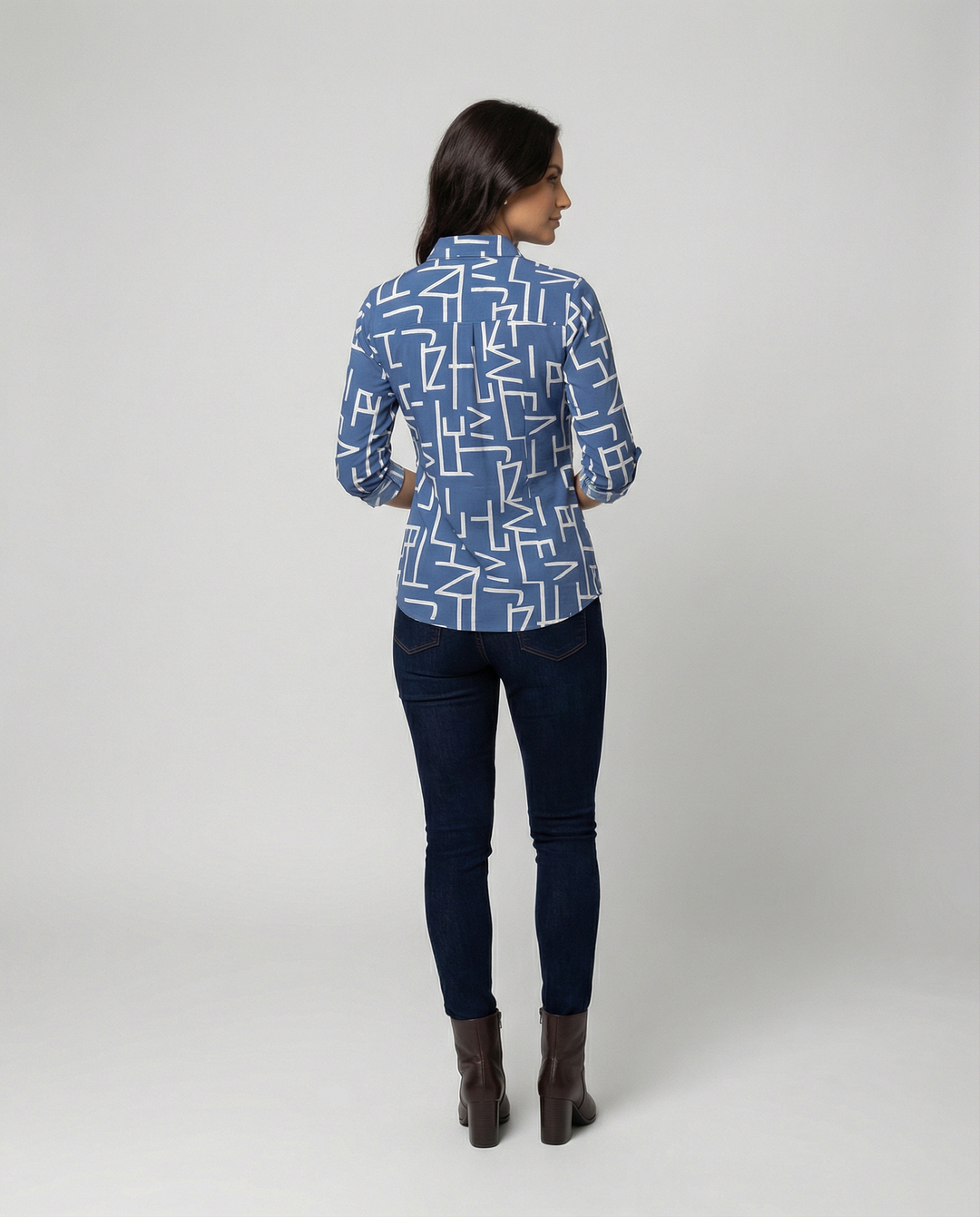 R&B | Bluse mit Umlegekragen