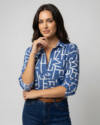R&B | Bluse mit Umlegekragen