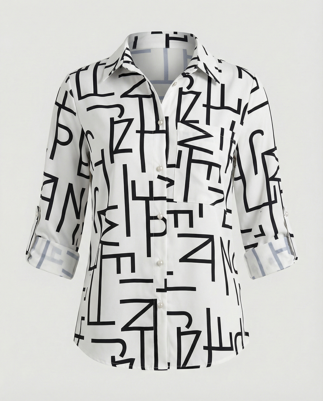 R&B | Bluse mit Umlegekragen