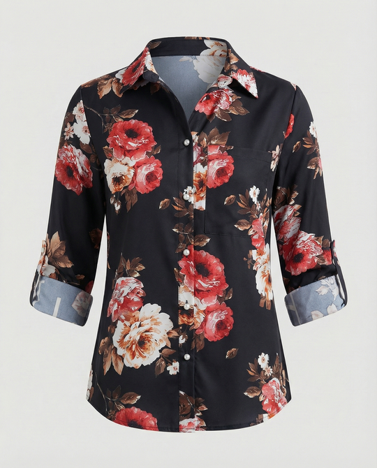 R&B | Bluse mit Umlegekragen