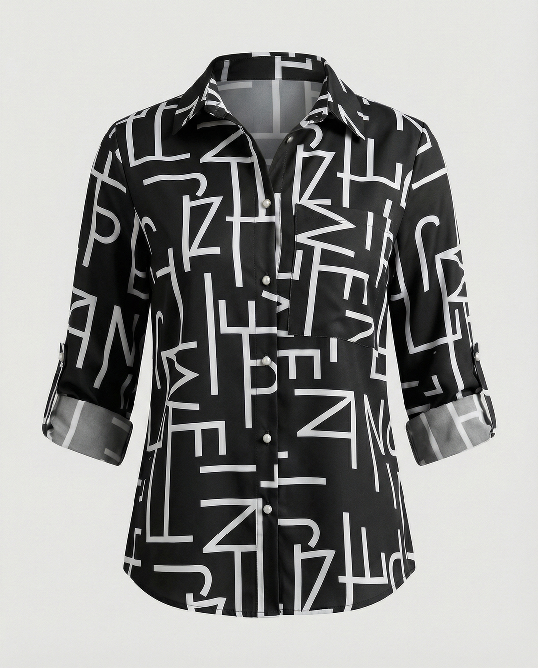 R&B | Bluse mit Umlegekragen