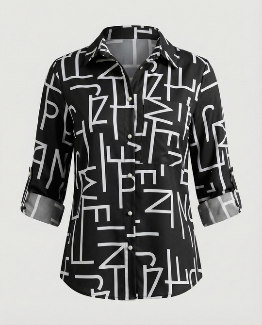 R&B | Bluse mit Umlegekragen