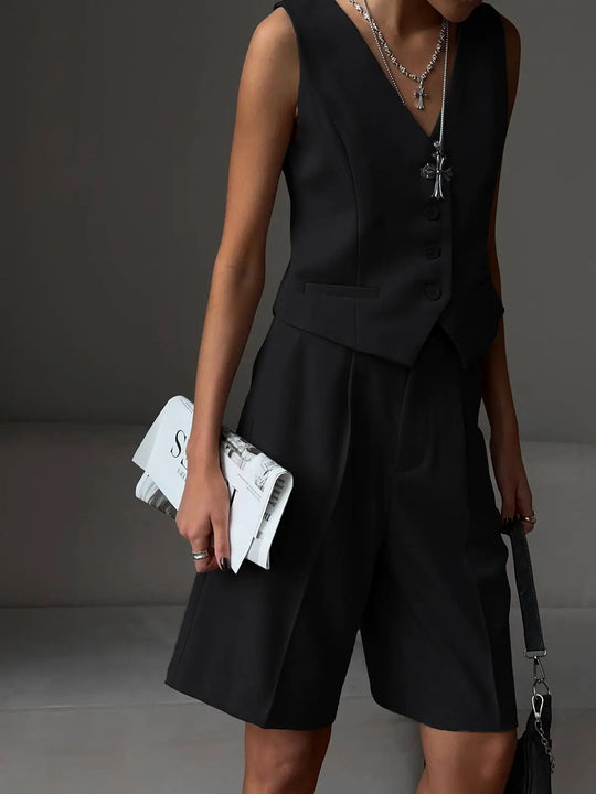 R&B | Sommer-Weste und Shorts Set