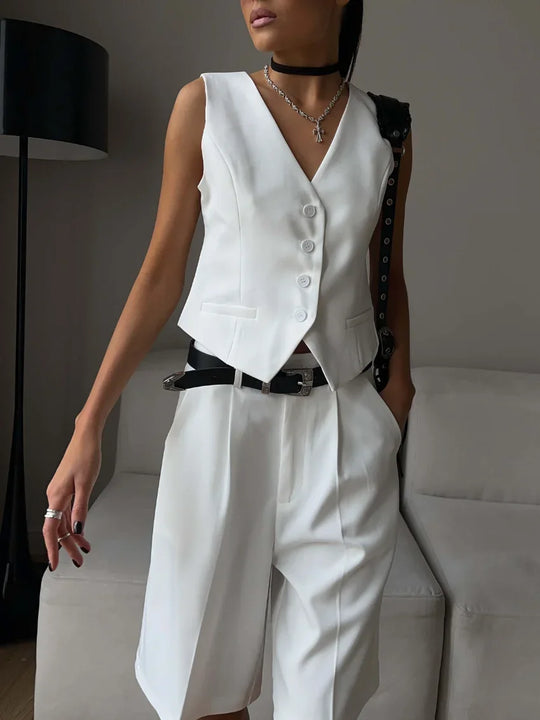 R&B | Sommer-Weste und Shorts Set
