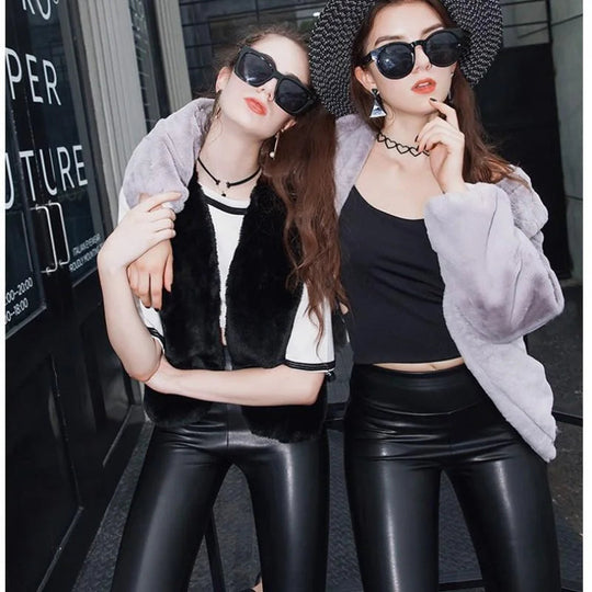 R&B | Leder-Leggings