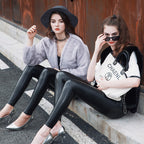 R&B | Leder-Leggings
