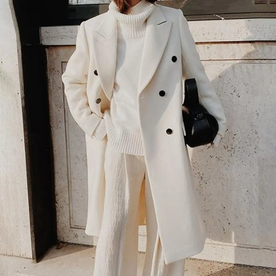 R&B | Damen Trenchcoat mit Doppelter Knopfleiste