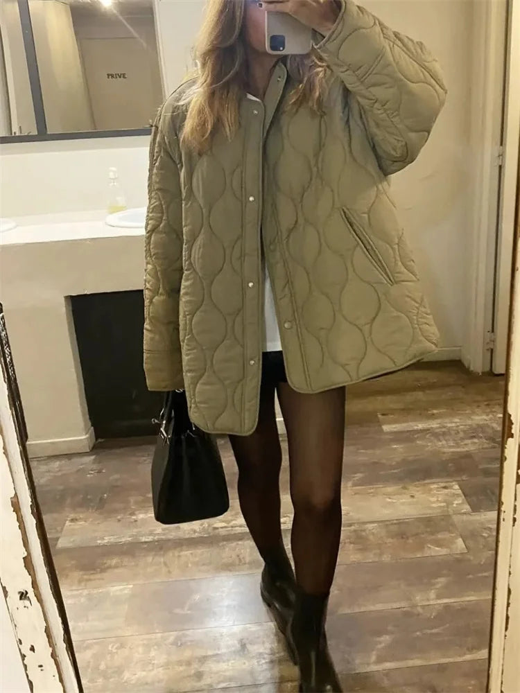R&B | Lässige Lockere Winterjacke
