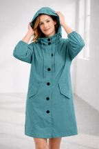 Damen Kapuzenjacke in mittlerer Länge