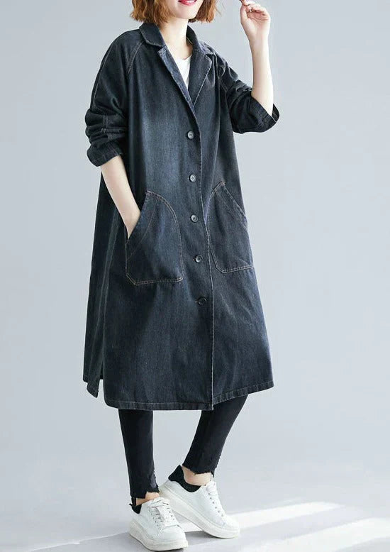 R&B | Denim Trenchcoat