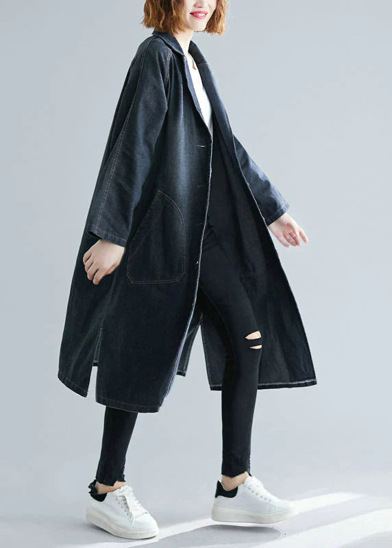 R&B | Denim Trenchcoat