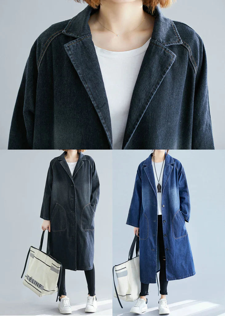 R&B | Denim Trenchcoat