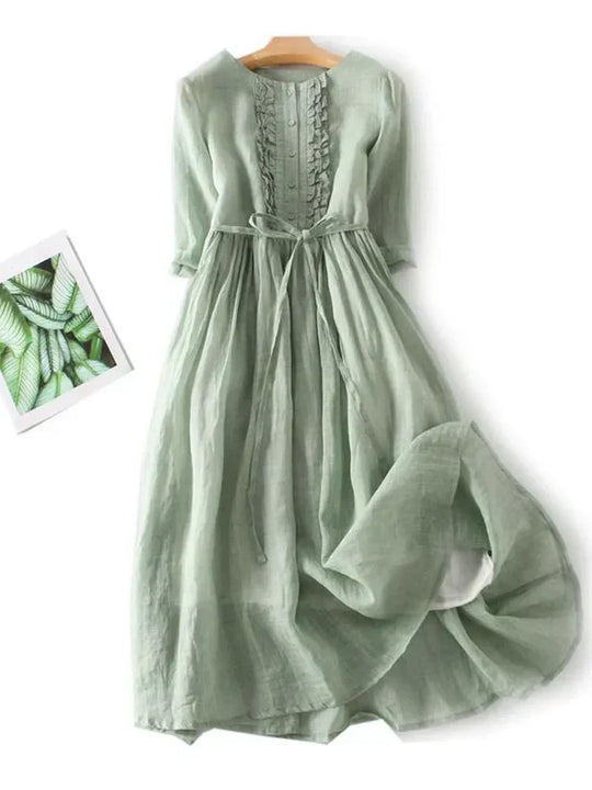 R&B | Elegantes Leinenkleid