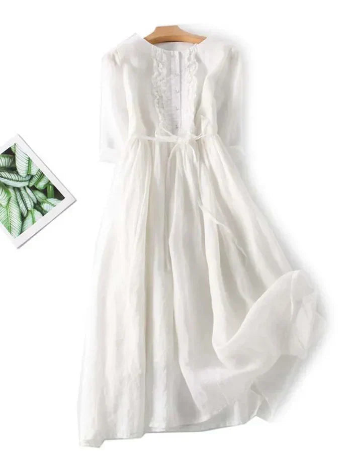 R&B | Elegantes Leinenkleid