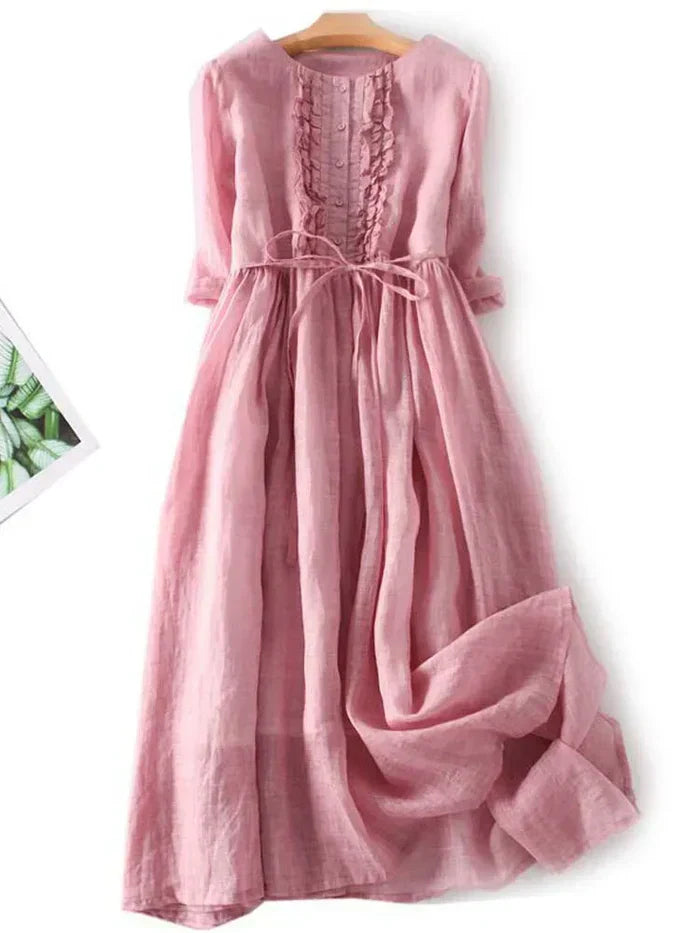 R&B | Elegantes Leinenkleid