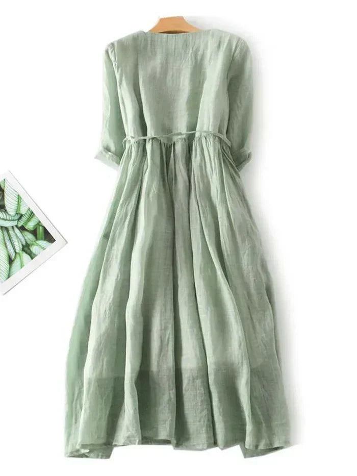 R&B | Elegantes Leinenkleid