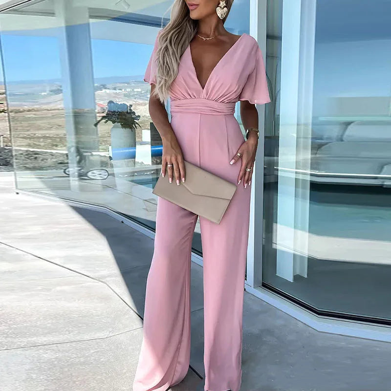 R&B | V-Ausschnitt Jumpsuit für Frauen Jane