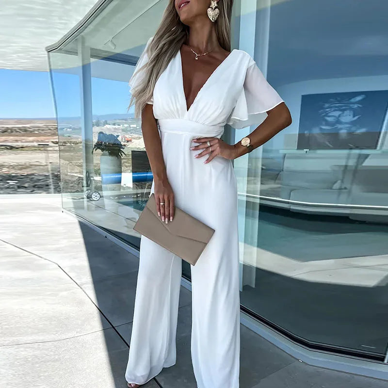 R&B | V-Ausschnitt Jumpsuit für Frauen Jane