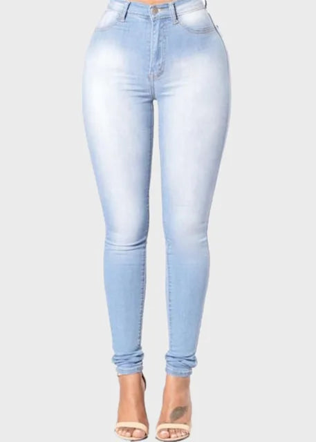R&B | Hohe Taille Skinny Büro-Damenjeans