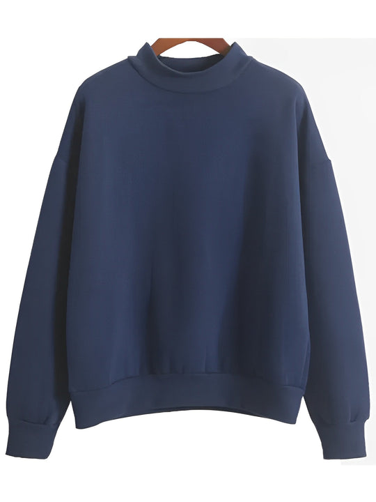 R&B | Bequemer, lockerer Basic-Pullover